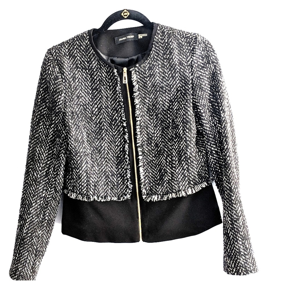Ivanka Trump Tweed Jacket size 6 NWOT